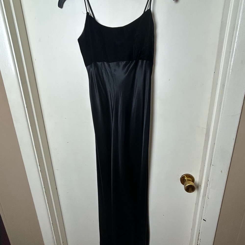Jump Black Satin Dress